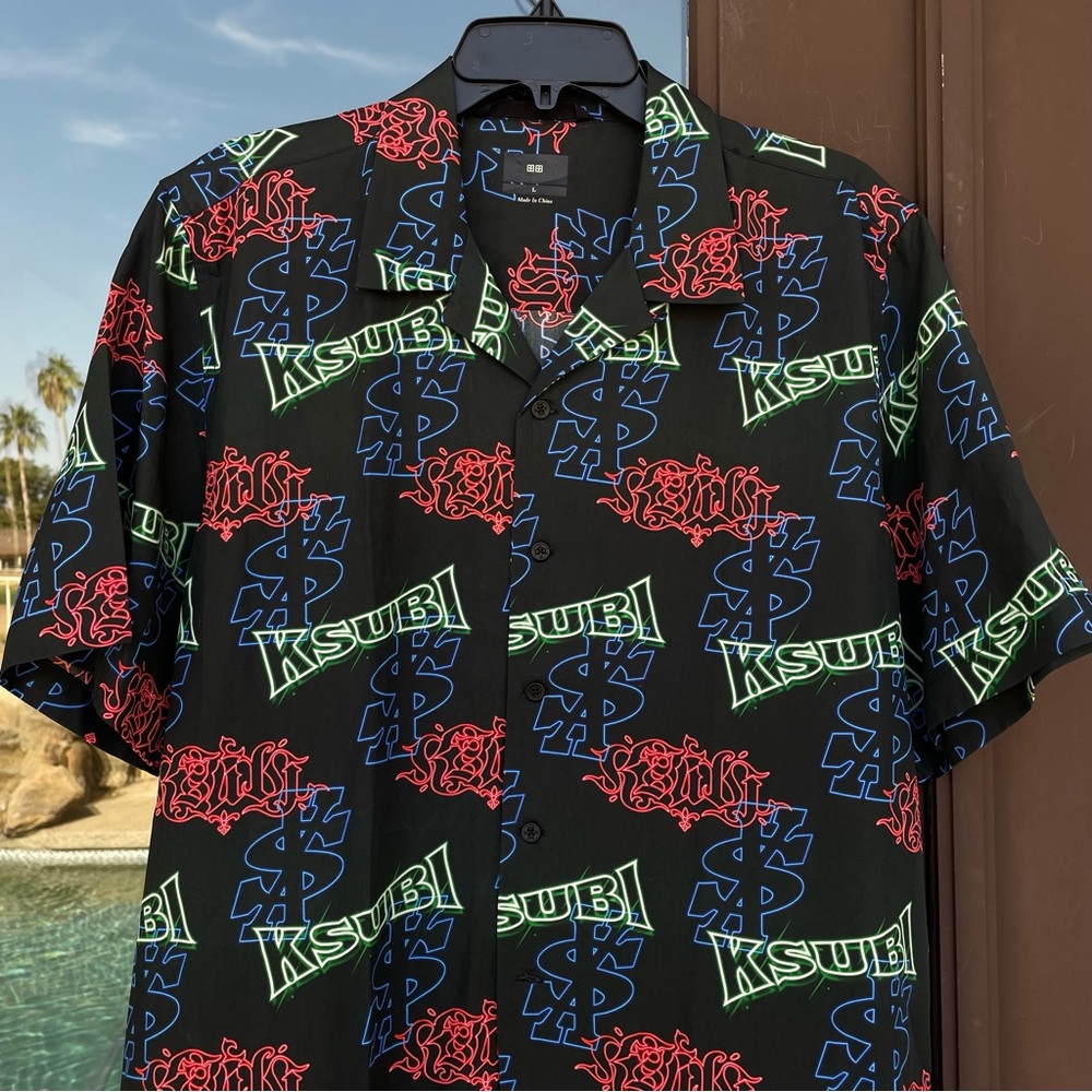 Ksubi Glow Resort Camp Shirt (NWT)